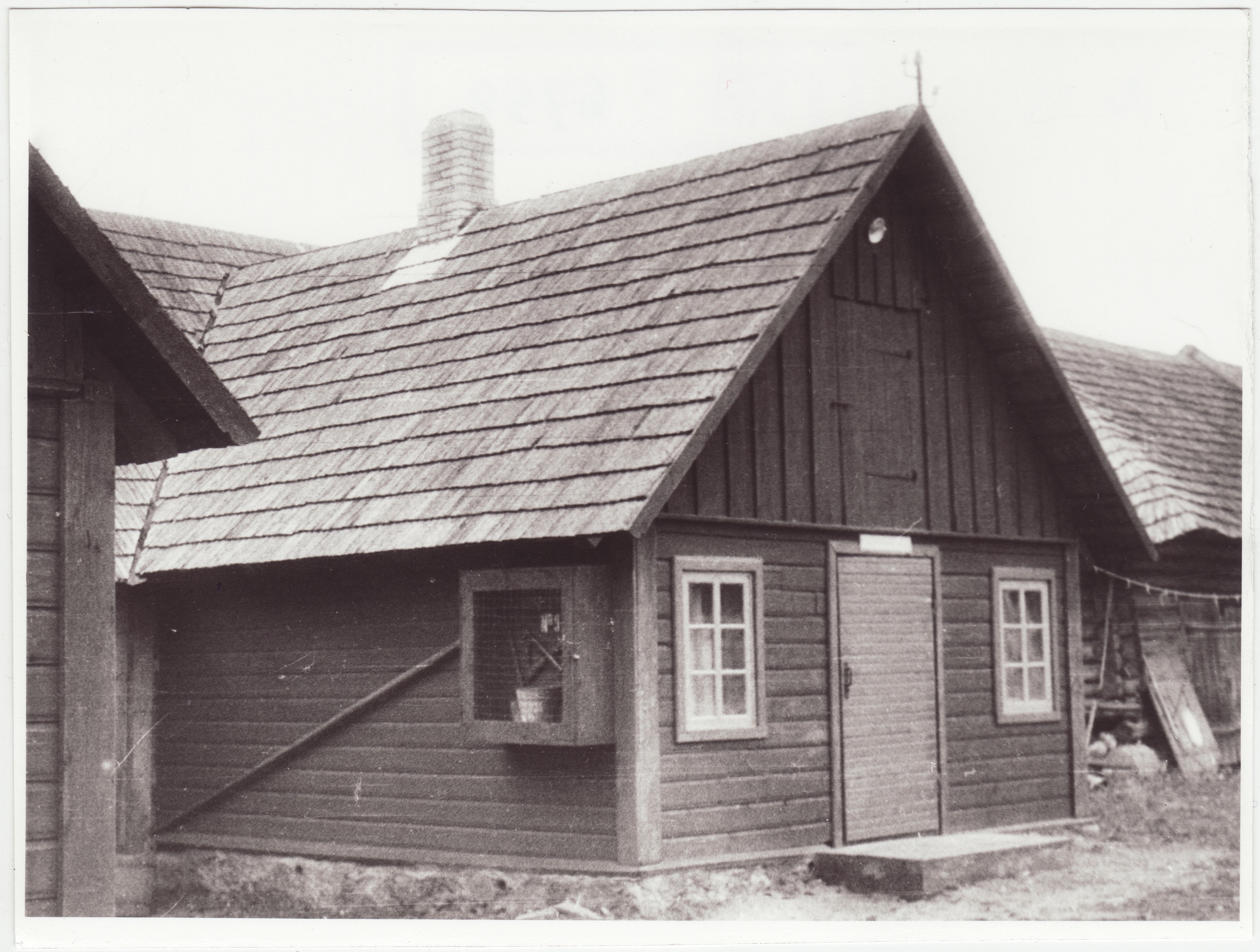 Jõgeva raj. "Ühistöö" kolhoosi tuletõrjevahendite hoiuruum, 1953.a.