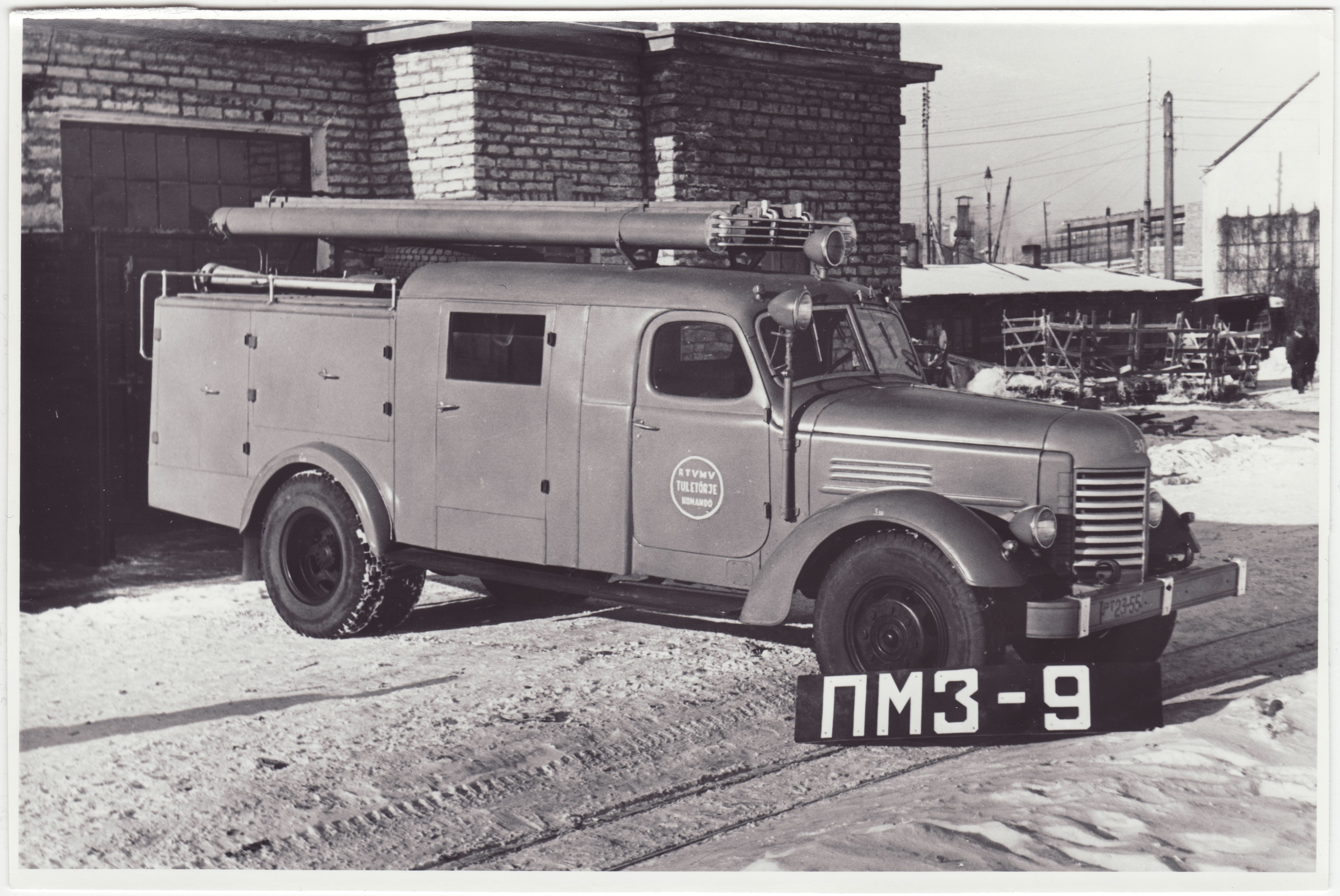 Tuletõrje paakauto ПМЗ-9, 1956.a.