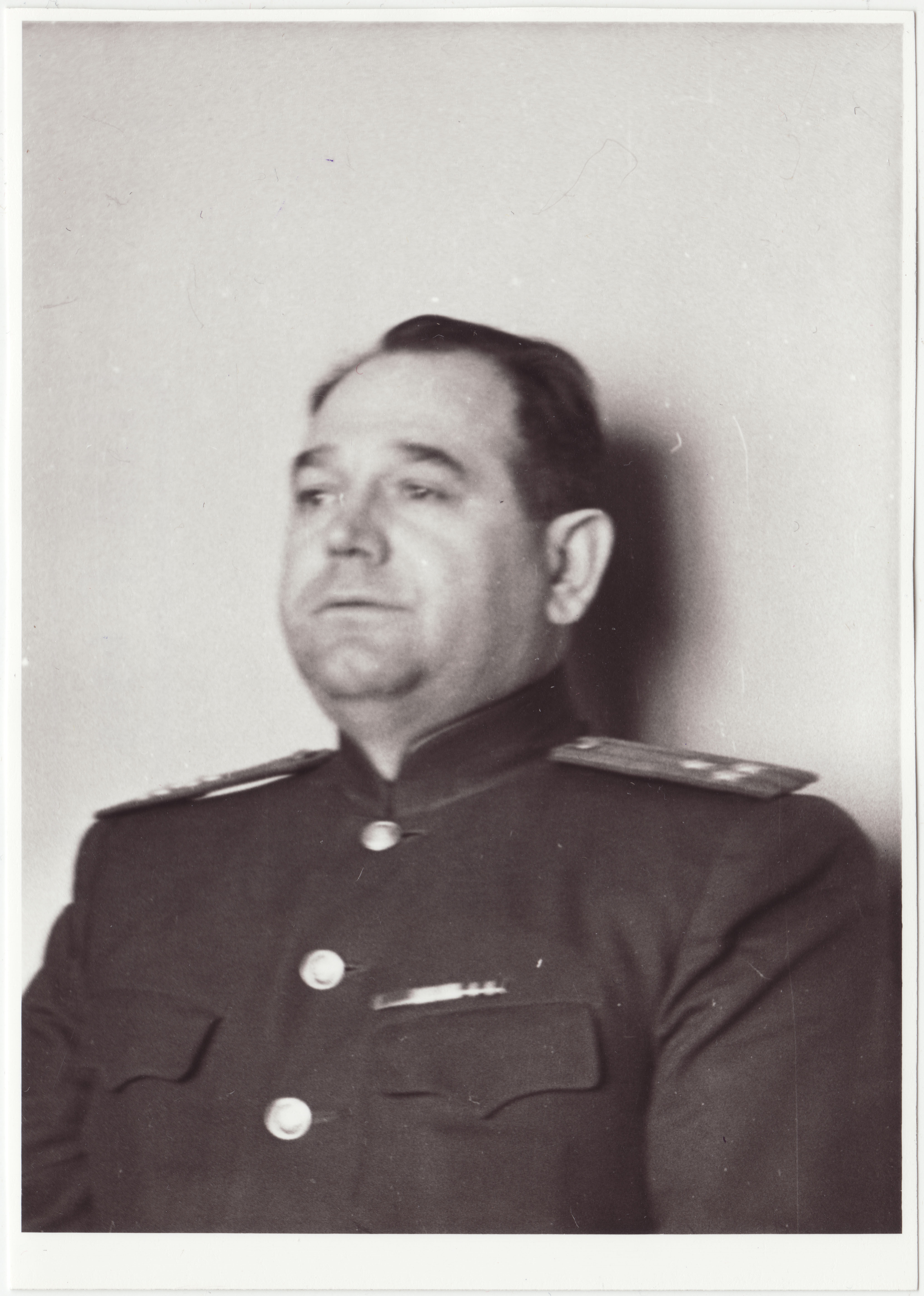 Portree: Jevgeni Dudinov - ENSV SM Tuletõrje Valitsuse ülem, 1955.a.