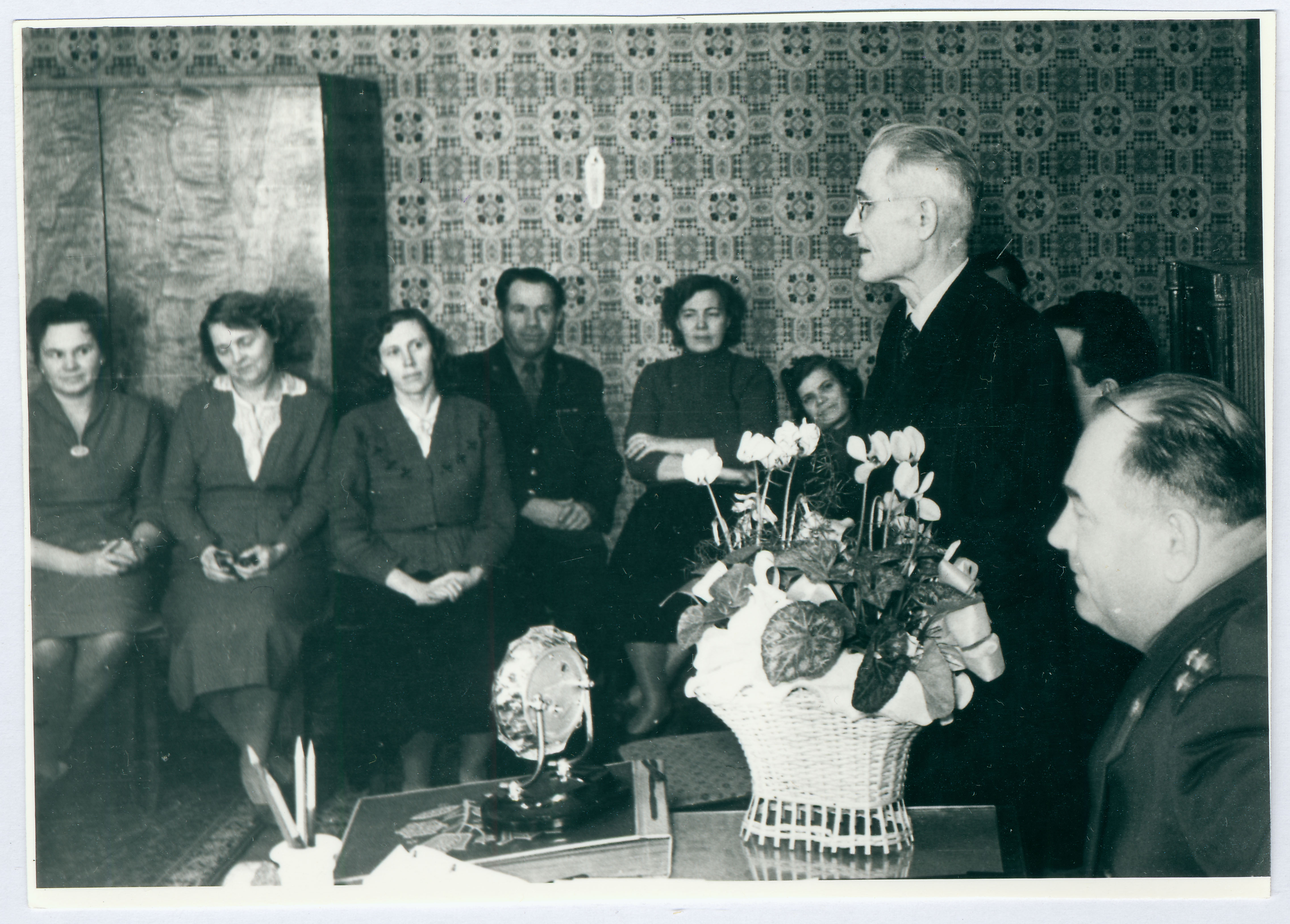 Johannes Rätsepa pensionile saatmine 1960