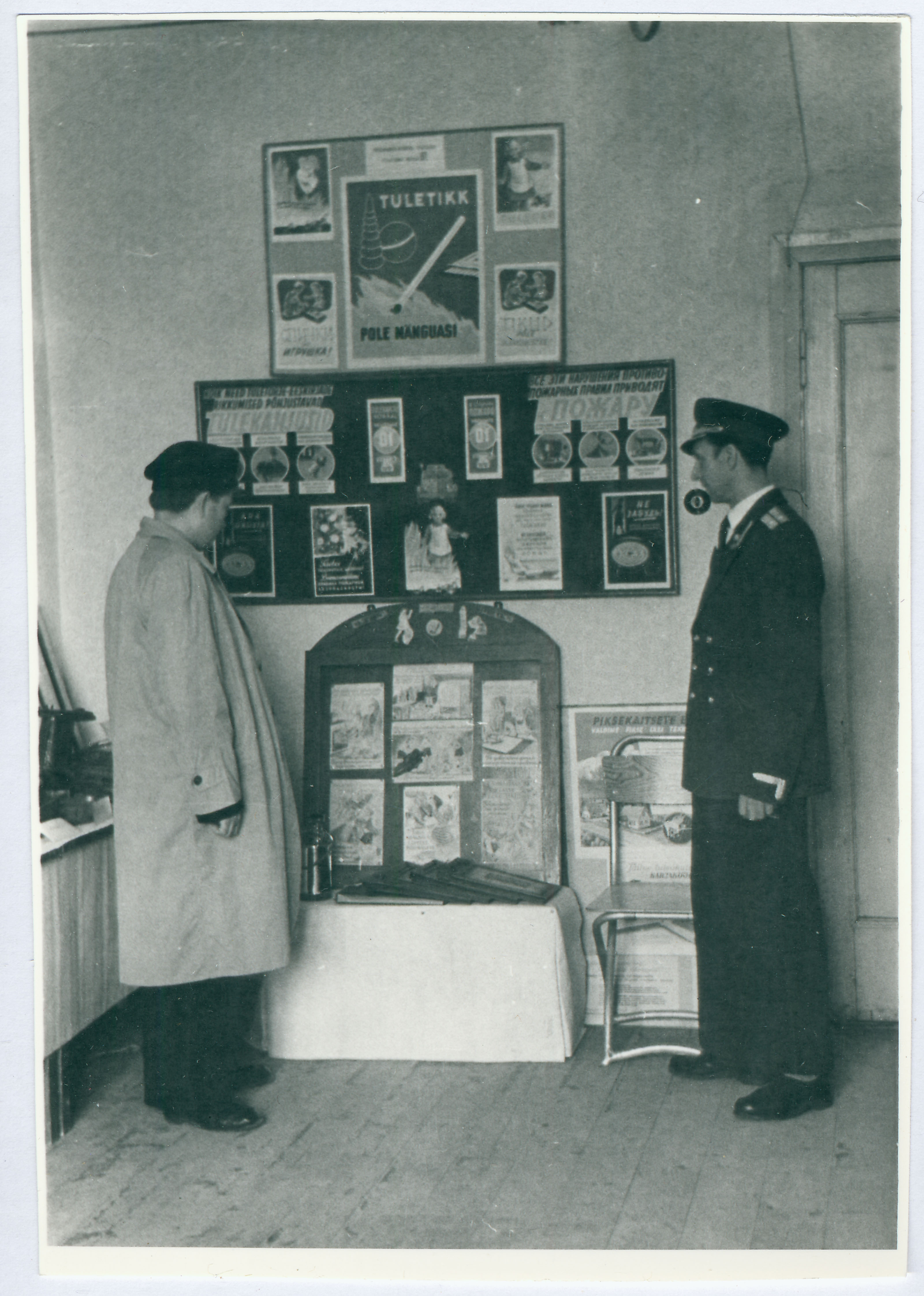 Tuletõrjenäitus Keilas. Elektriseadmete väljapanek 1960