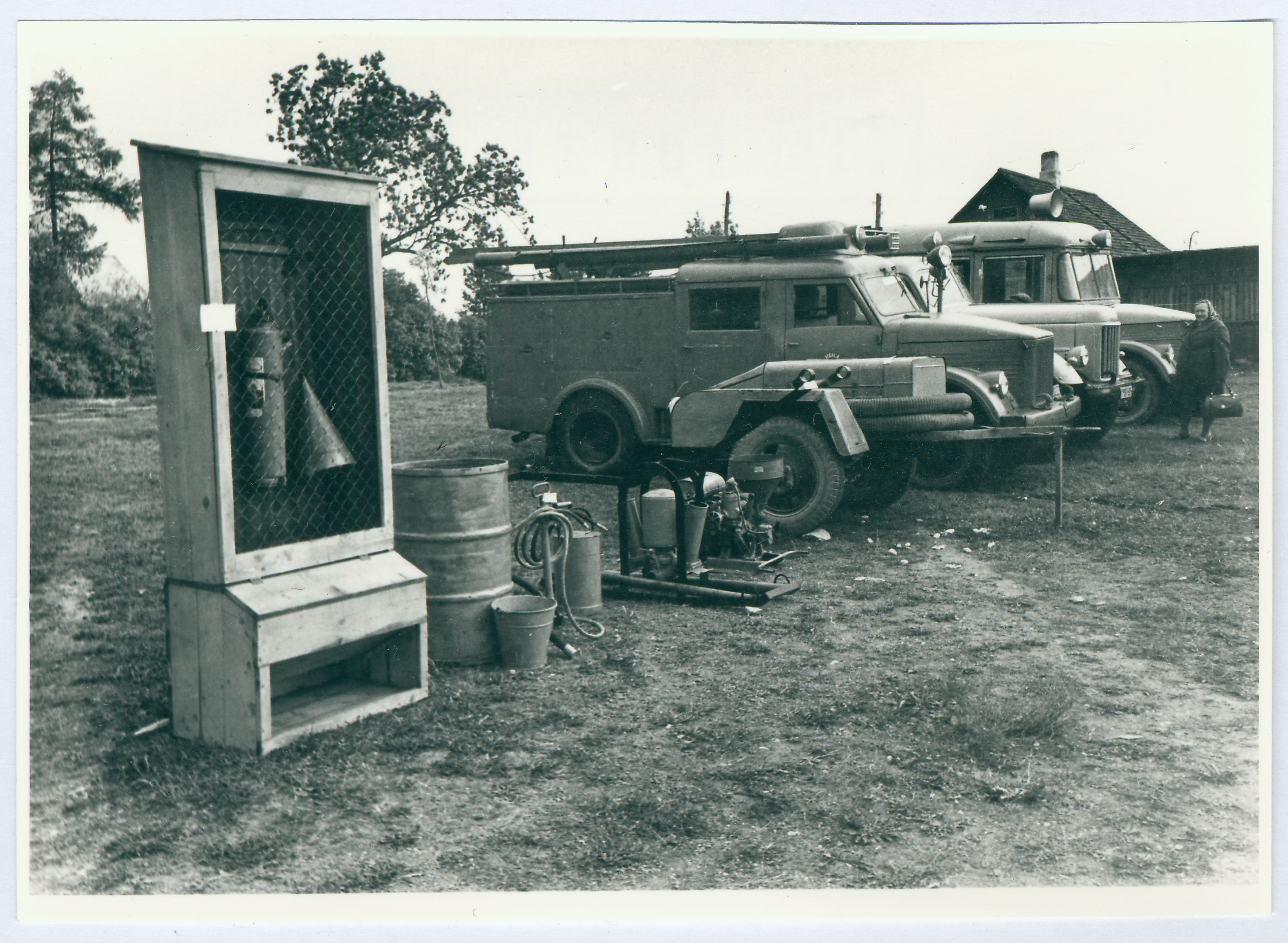 Tuletõrjenäitus Keilas. Tehnika väljapanek 1960