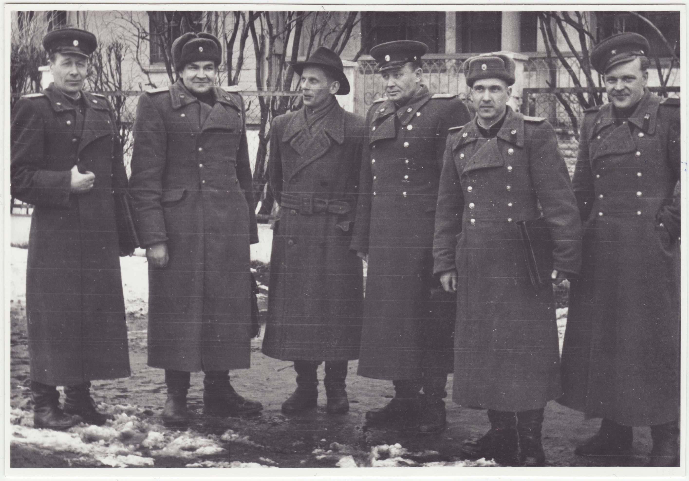 Tuletõrje Valitsuse komisjon Pärnu LTK kontrollimas, 1956.a.