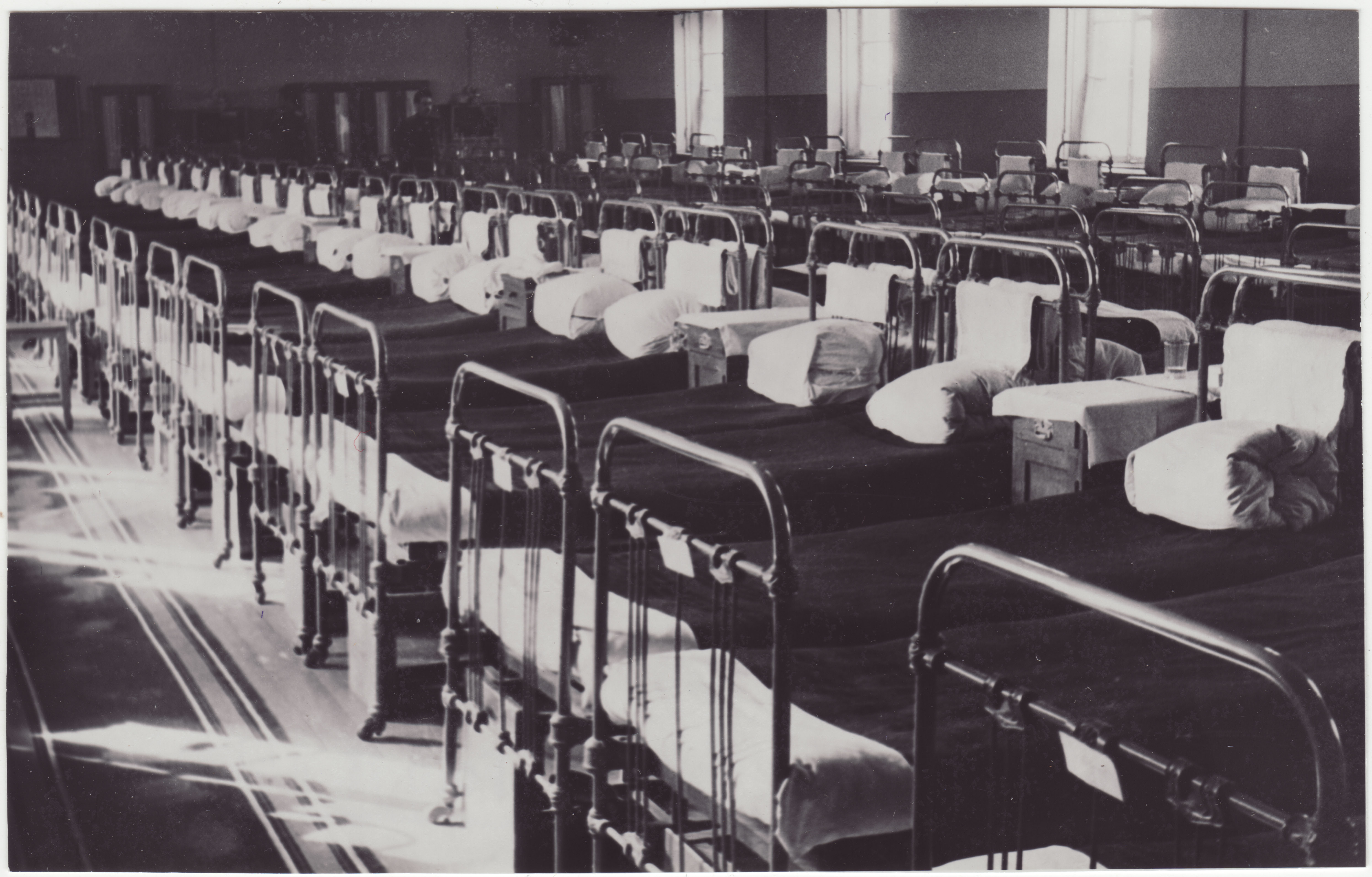 Kõrgem tuletõrjetehniline kursus Moskvas: kursuste kasarmu sisevaade, 1957.a.