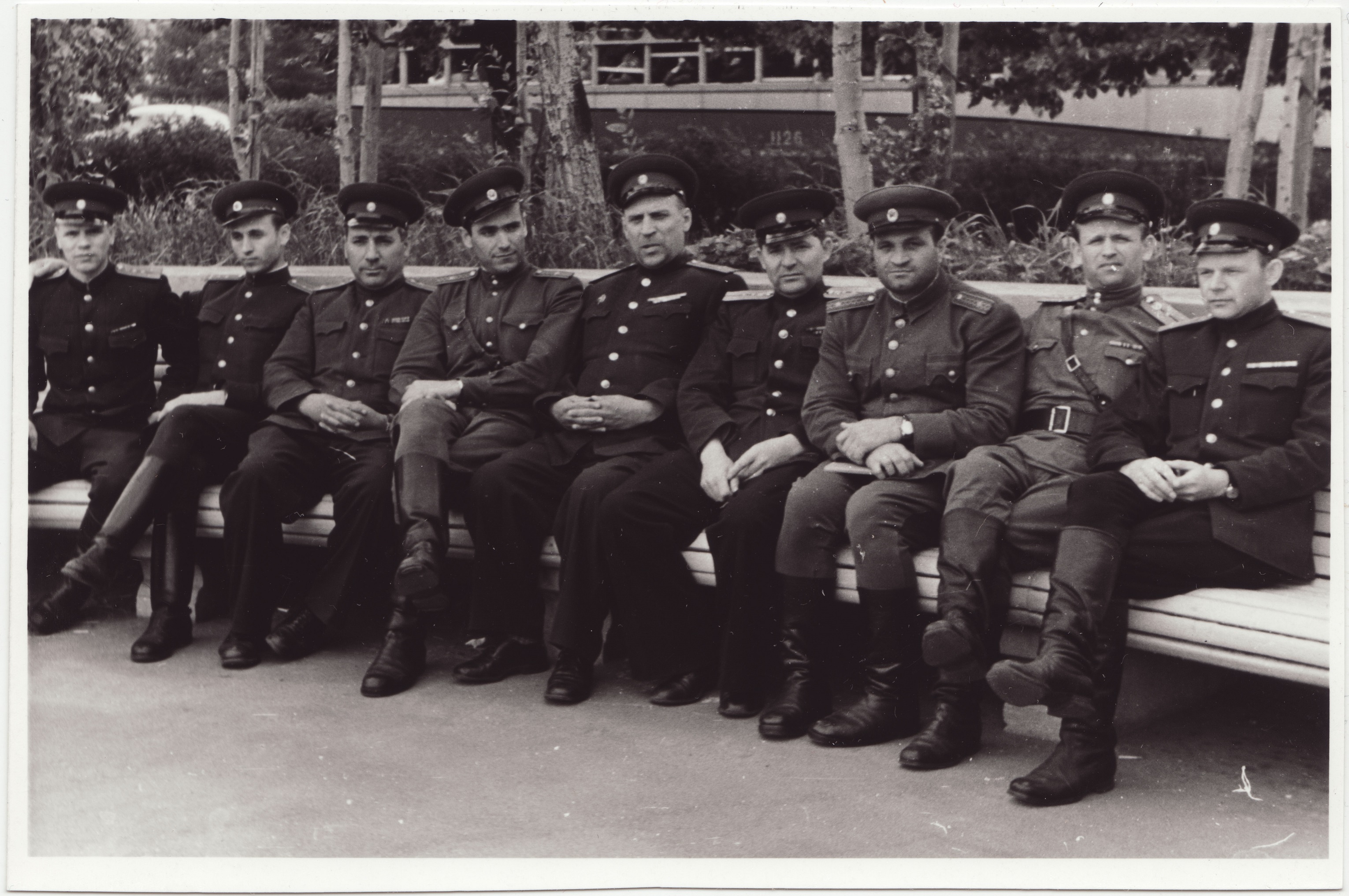 Kõrgem tuletõrjetehniline kursus Moskvas: kursuste 4. grupi kuulajad, 1957.a.