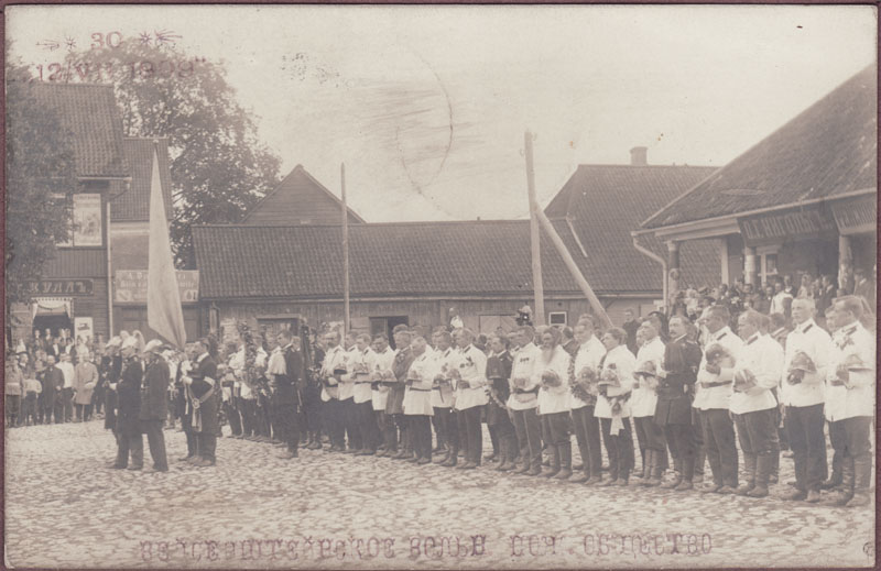 Paide VTS tuletõrjujad rivis 1908-1909.