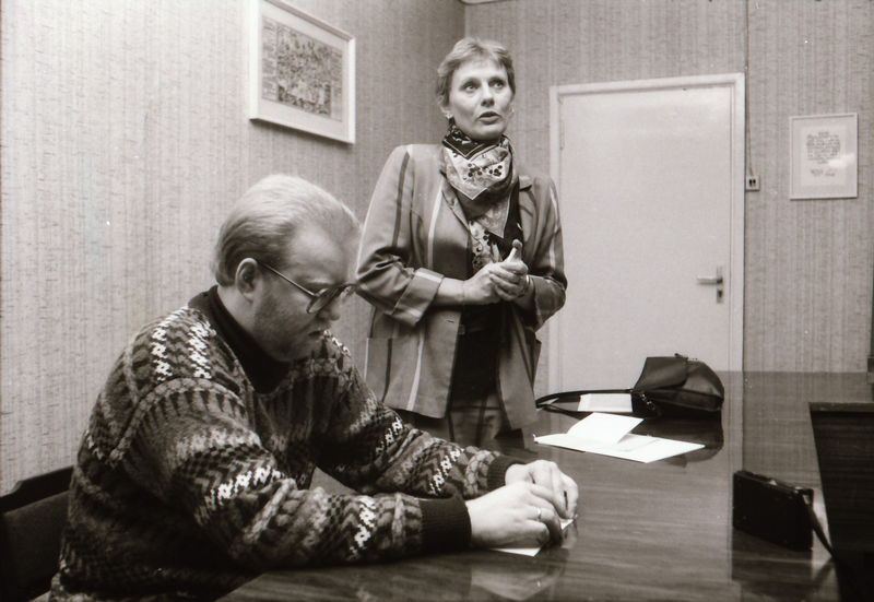 Mart Laar, Karin Jaani Eesti Kristlik-Demokraatliku Liidu koosolekul