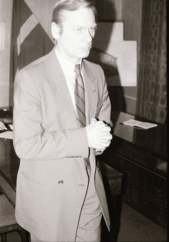 Trivimi Velliste Eesti Kristlik-Demokraatliku Liidu koosolekul