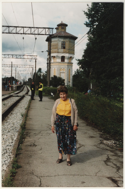 Helga Verleger Raasiku raudteejaamas