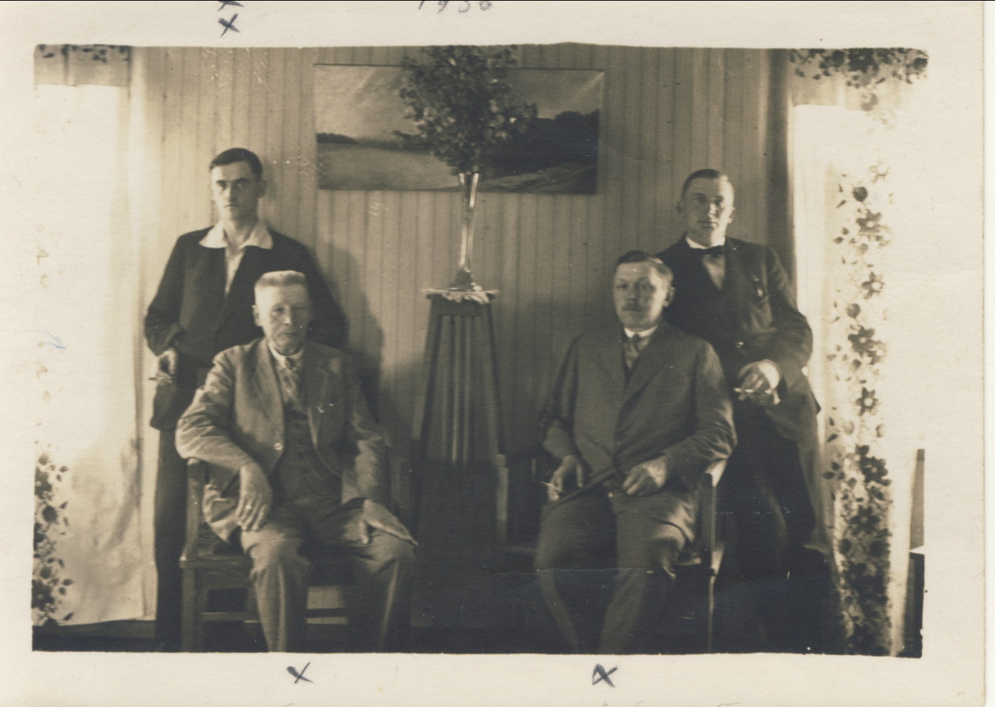 Foto. Joosep Lukk, H. Markus, Ernst Lukk, Tuuberg