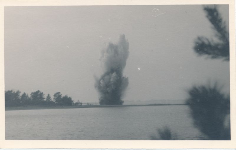 Foto. Pullapää-Vormsi ja Hiiumaa-Vormsi merekaabli paigaldamine, 1962