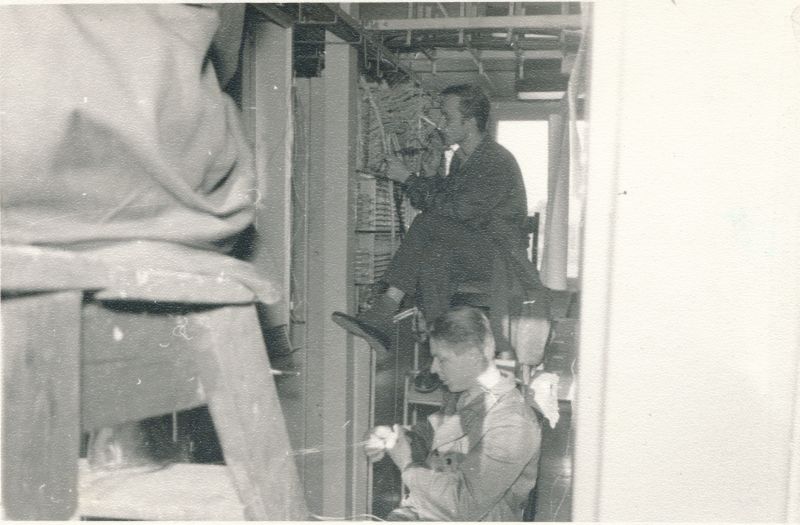 Foto. Risti automaatjaama laiendus 1978.