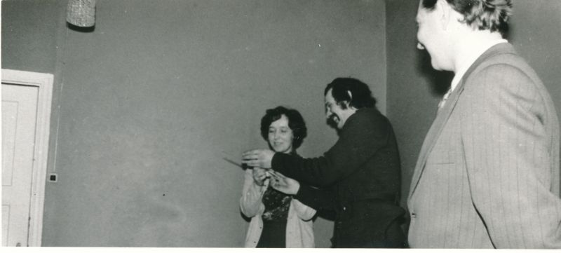 Foto. Naistepäeva tähistamine Haapsalu Sidesõlmes 1979.