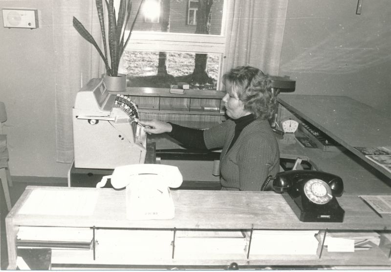 Foto. Risti sidejaoskonna sisevaade. Voto V. Pärtel, 1980