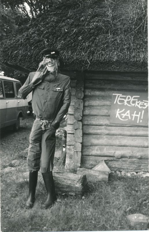 Foto. "Väinamere Sidemängud" Kingissepa rajoonis Ruhves 1986. "Laagrivalvur"