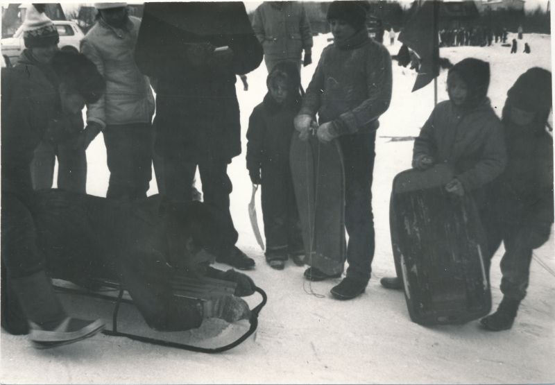 Foto. Haapsalu Sidesõlme vastlapäev 1987.