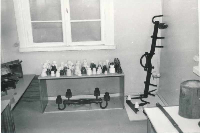 Foto. Karuse Sidemuuseumi väljapanekud 1987.