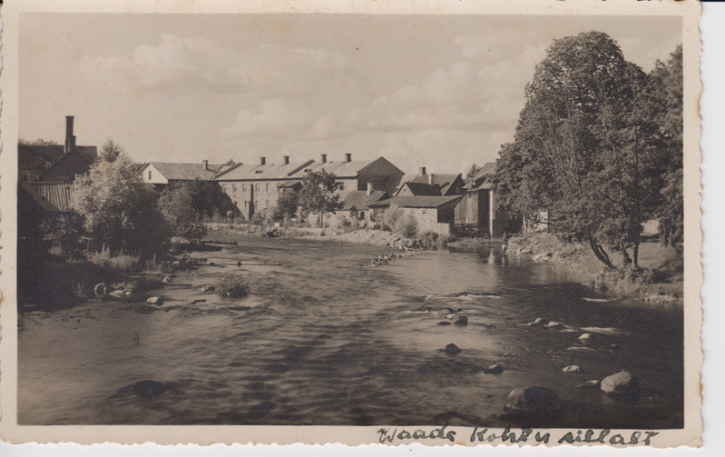 Põltsamaa jõe kärestik Suure ja Õpetaja silla vahel