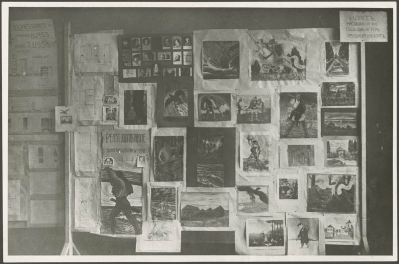 Eesti Kunstiseltsi joonistuskursuse õpilastööd