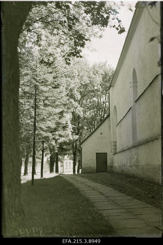 View of the building in Viljandi.