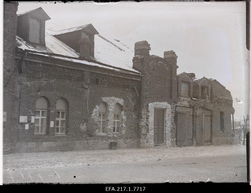 Building of Narva Peetri fire extinguishment.