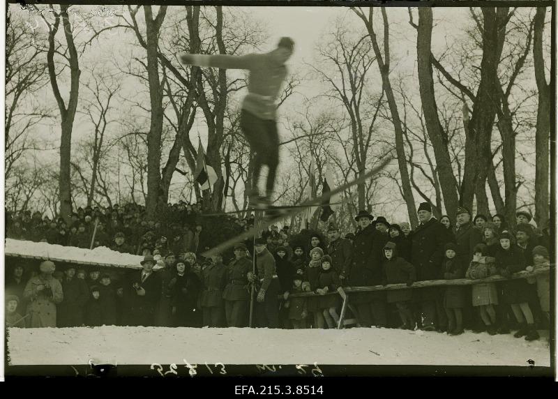 Ski competitions in Viljandi.