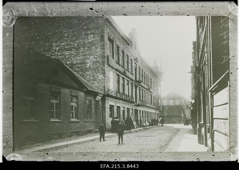 View on Lossi Street in Viljandi, (photocopy).