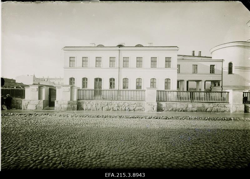 View of the building in Viljandi.