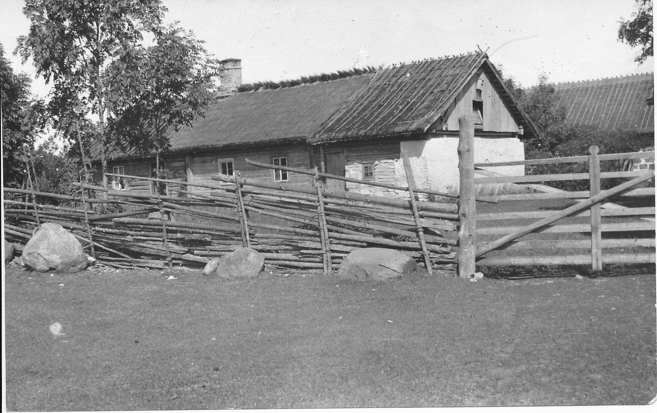 Vana tüüpi elamu Saxby külas