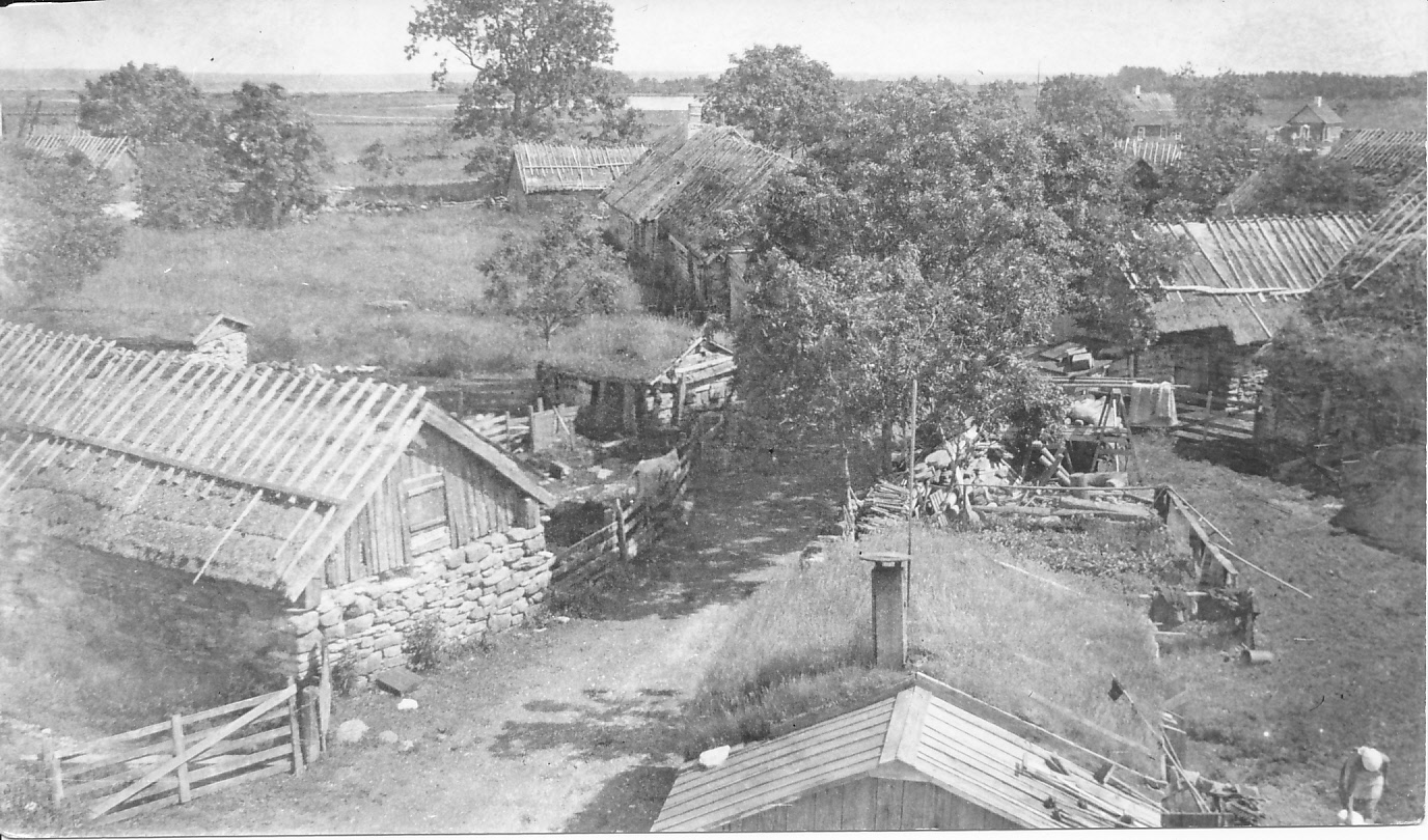 Osmussaare küla lõunaosa