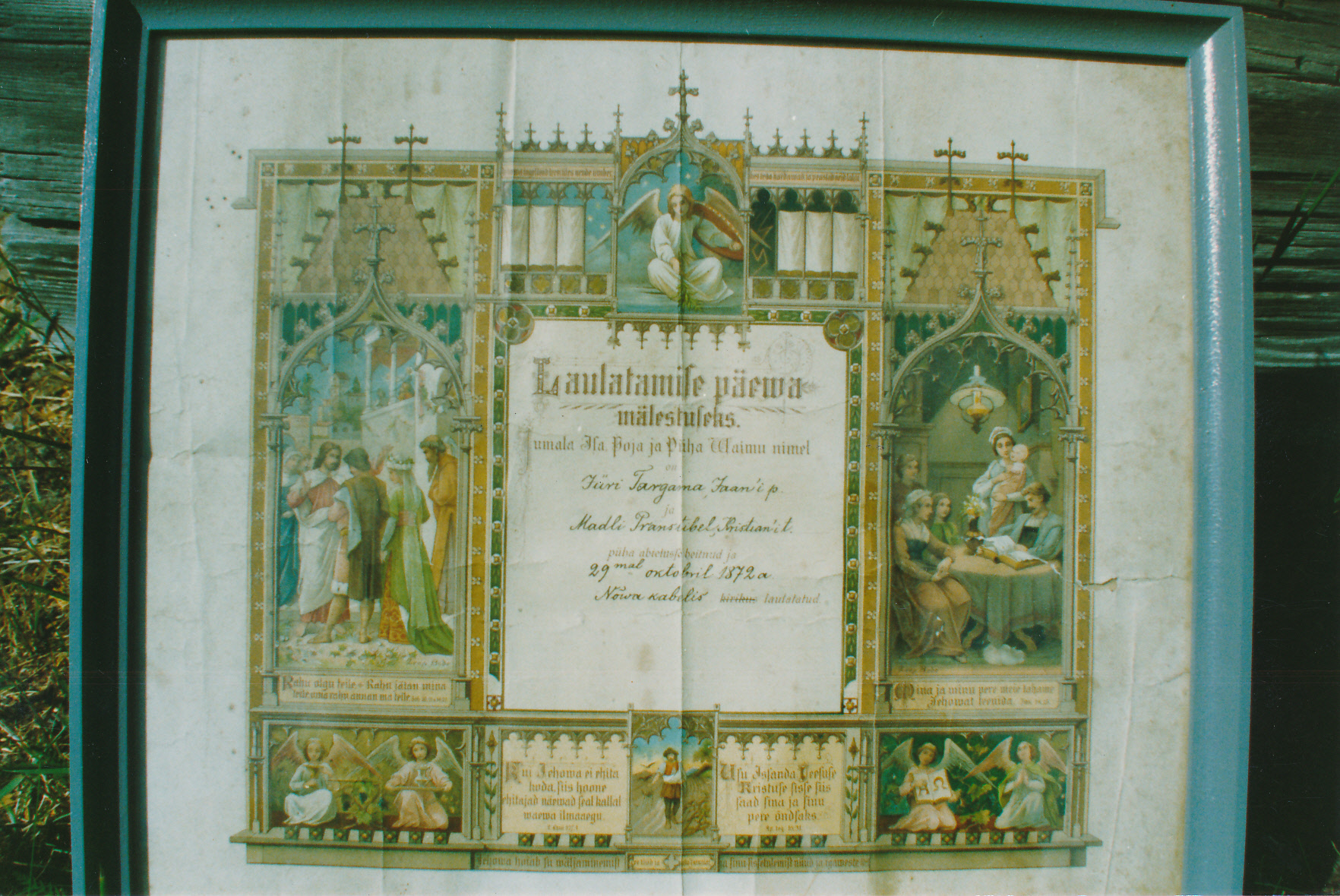 Laulatamise päeva mälestuseks