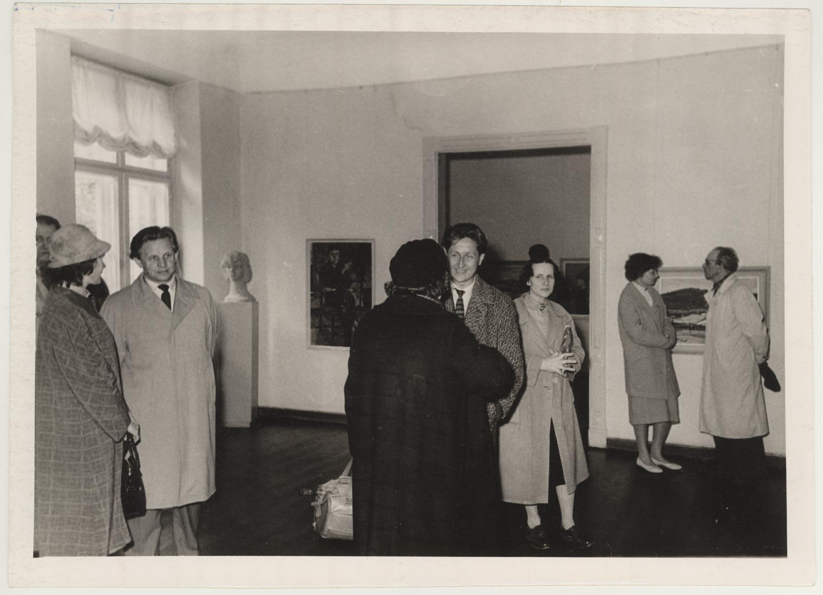Tartu kunstinäituse avamise päeval 29. mail 1962