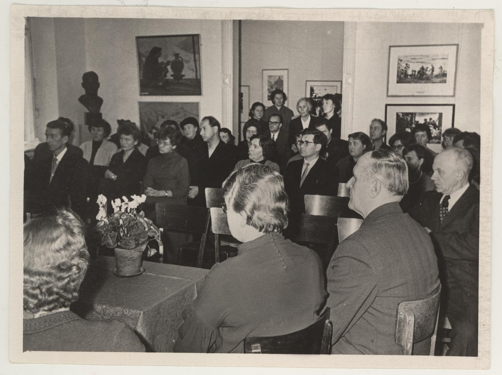 TKM-i 20. aastapäevale pühendatud II teaduslik konverents 17.-18. nov. 1960. Konverentsi avapäeval.
