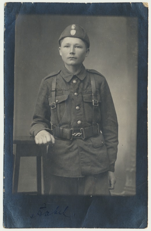 foto, Karl Abel, vabadussõdalane, 1920