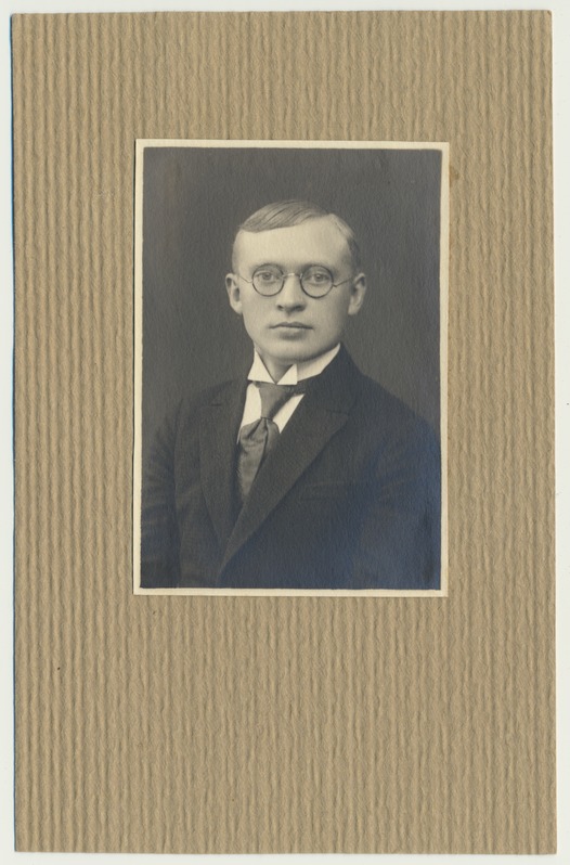 foto, Jaan Jaakson, õpetaja, Kolga-Jaani, u 1925