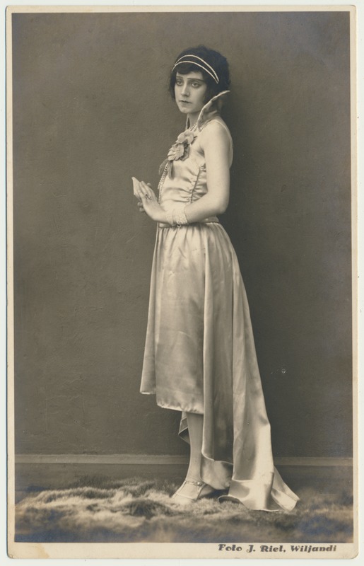 foto, Marie Jaanson, näitleja Ugalas, u 1930, foto J. Riet