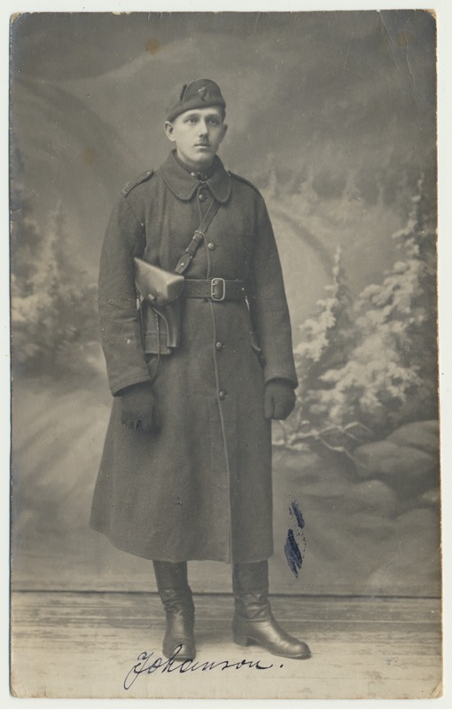 foto, Harry Johanson, vabadussõdalane, 1920