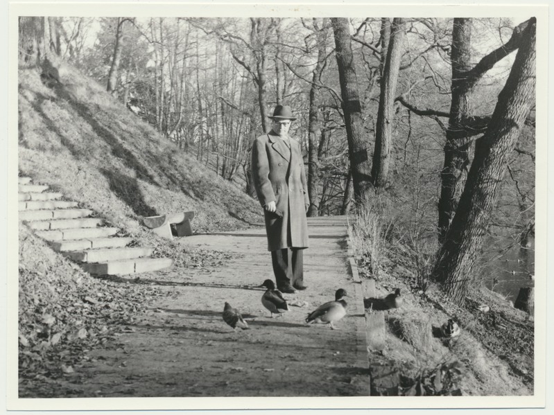 foto, Ants Murakin, pargis, u 1960