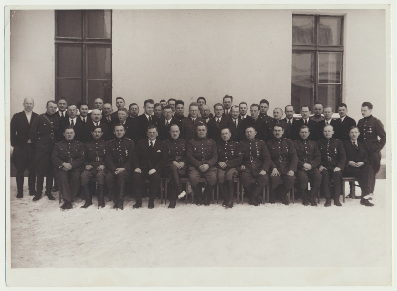 foto, Viljandi, reservsõjaväelased?, u 1935