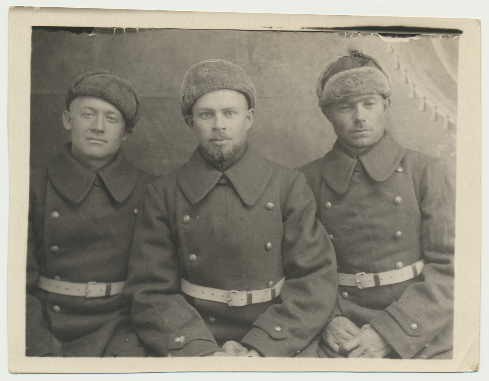 foto, 109. töökolonn, Arhangelski oblast, Kotlas, 3 meest, 1941