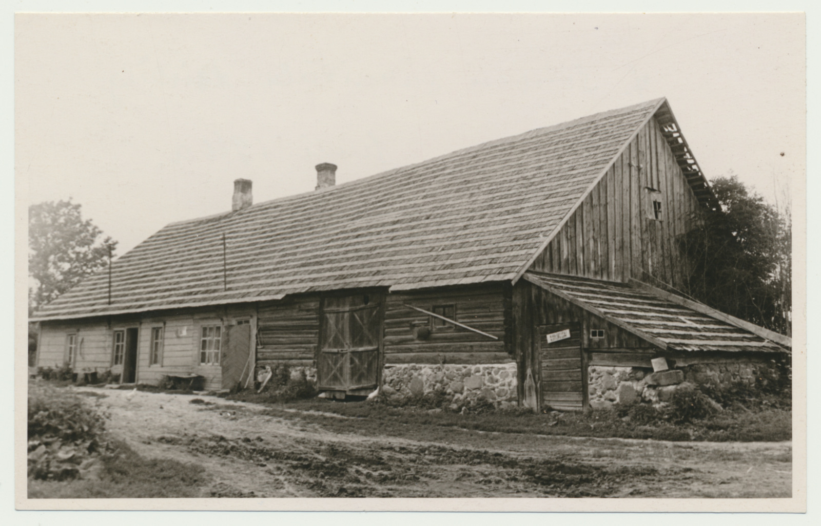 foto, Jaan Sihveri sünnitalu, Vana-Tänassilma vald, Sihvre talu, 1960, foto L. Vellema