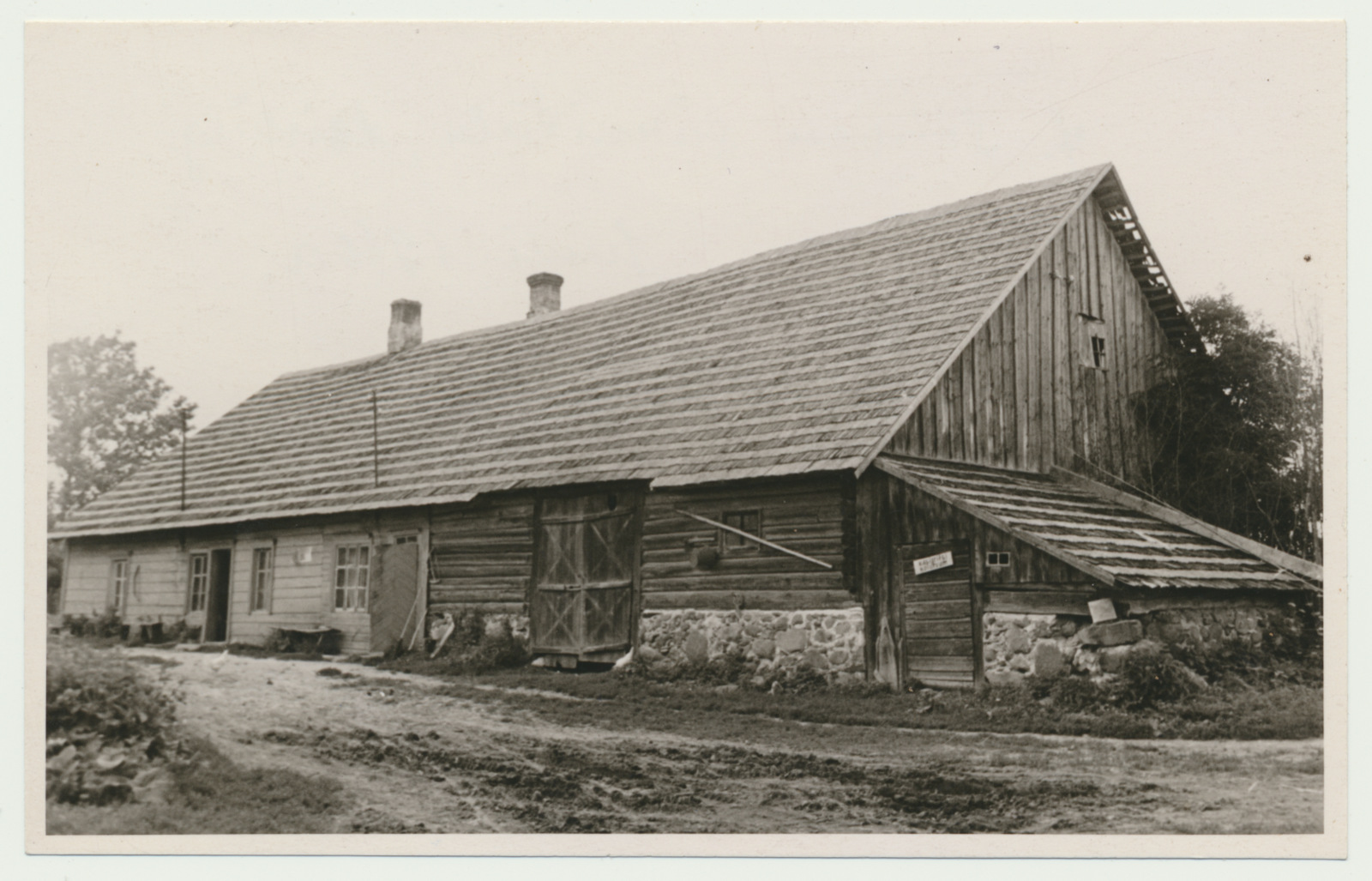 foto, Jaan Sihveri sünnitalu, Vana-Tänassilma vald, Sihvre talu, 1960, foto L. Vellema