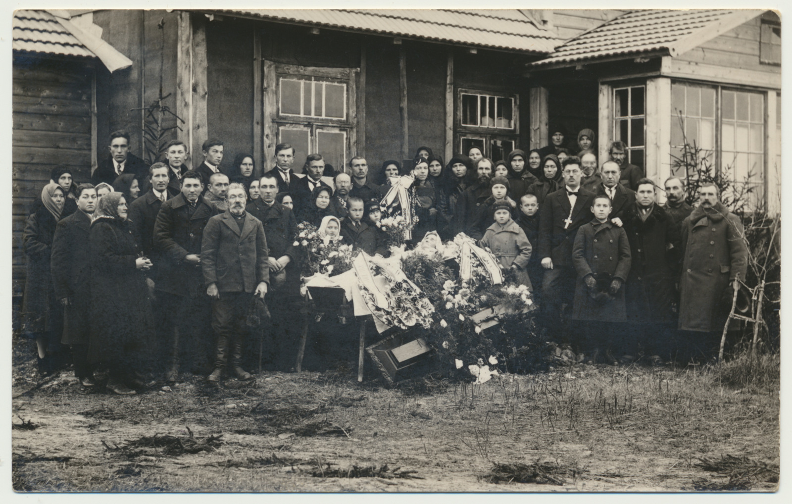 foto, Viljandimaa, Holstre vald, Aasa talu, matuselised, 1931