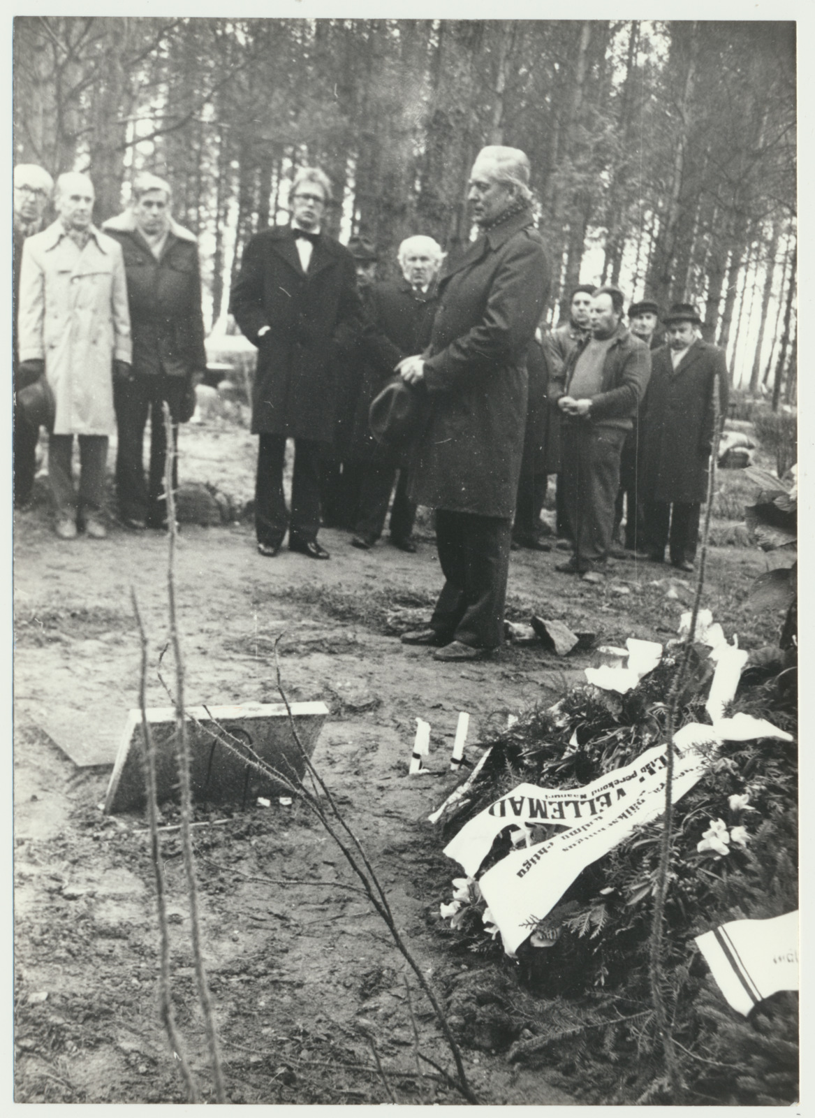 foto, Viljandi, Leo Vellema matus, 1981 aprill