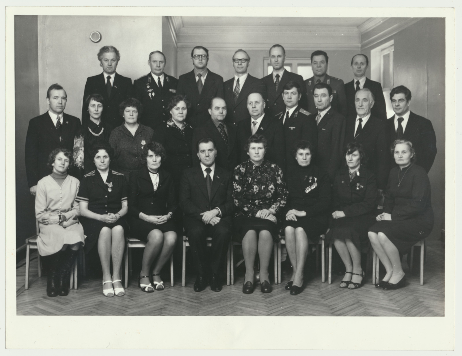 foto, Tallinn, EKP 18. kongress, Viljandimaa delegaadid, 1984