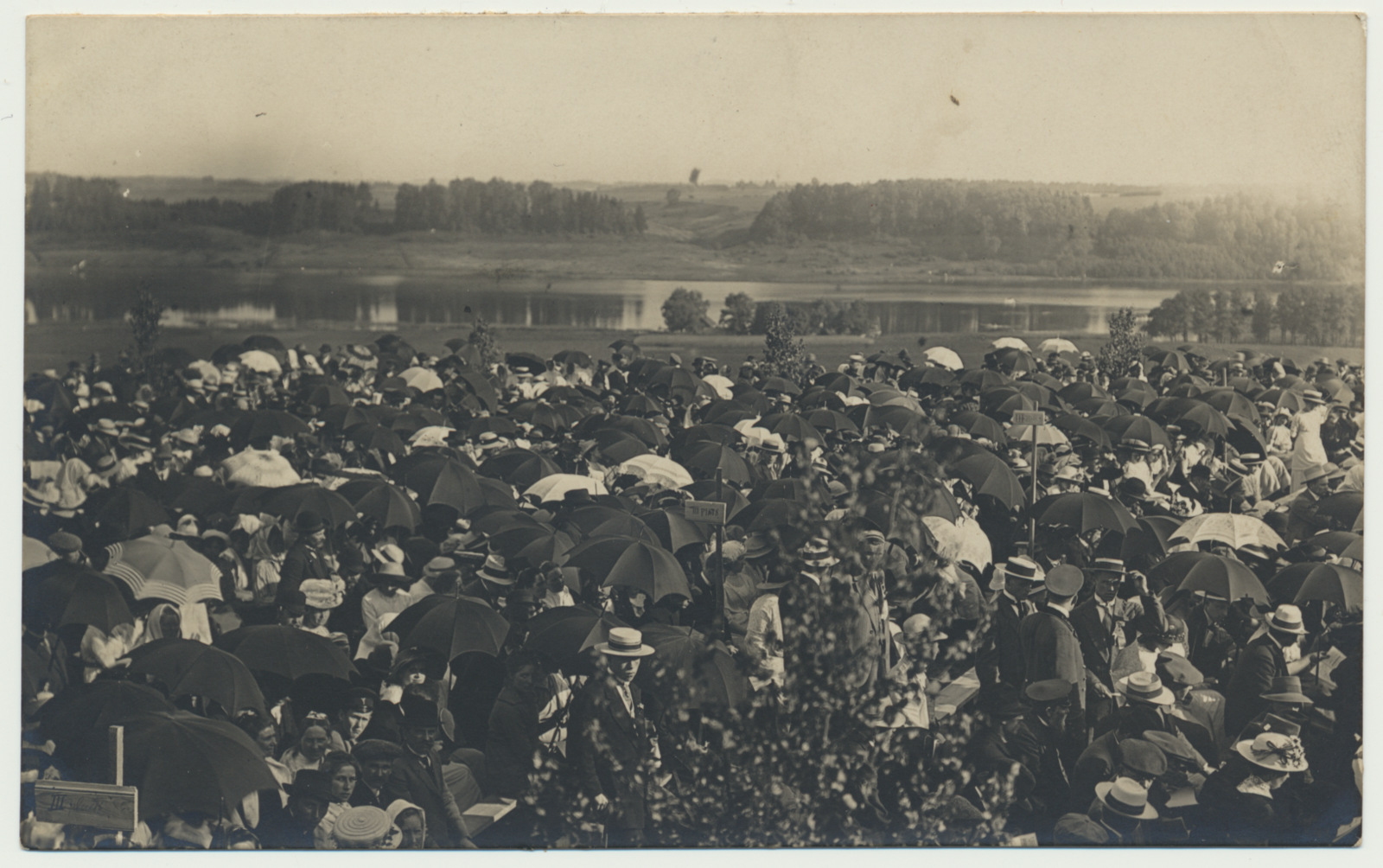 foto, Viljandi 2. Muusikapäev, järv, publik, 1914