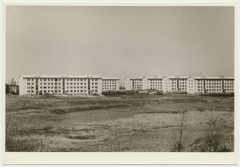 foto, Viljandi, Paala linnaosa elamud, 1963, foto L. Vellema