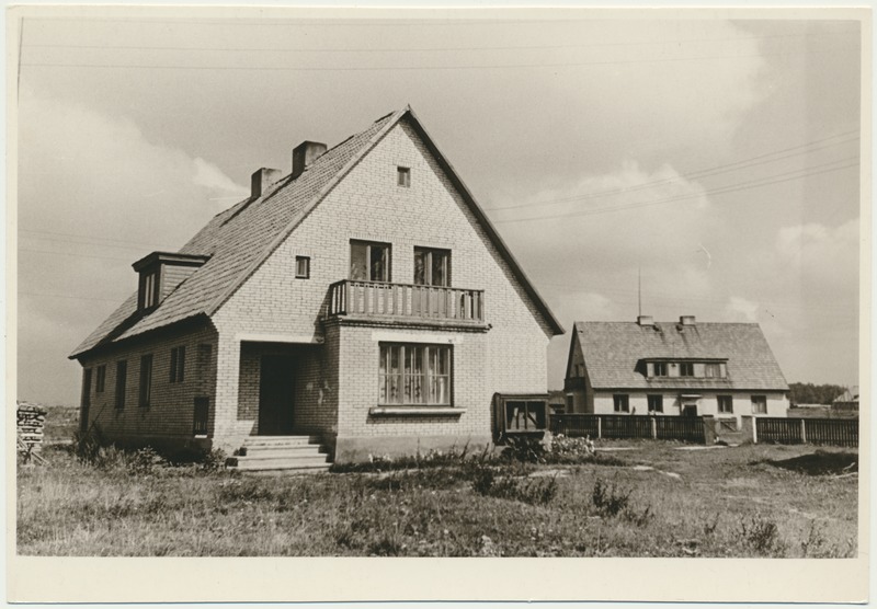 foto, Viljandimaa, Savikoti, elumajad, 1958, foto L. Vellema