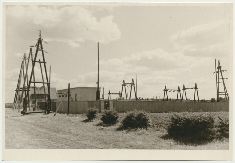 foto, Viljandimaa, Karksi-Nuia, elektrialajaam, 1959, foto L. Vellema