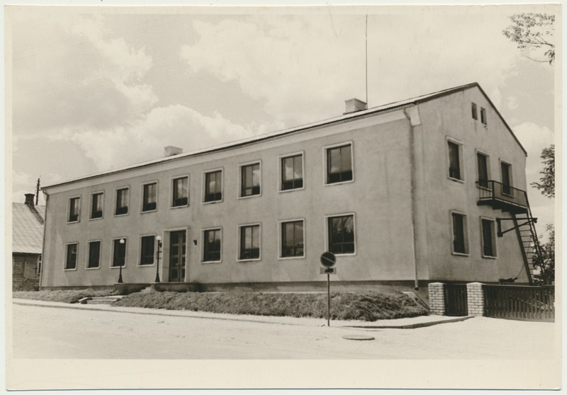 foto, Viljandimaa, Abja-Paluoja, administratiivhoone, 1962, foto L. Vellema